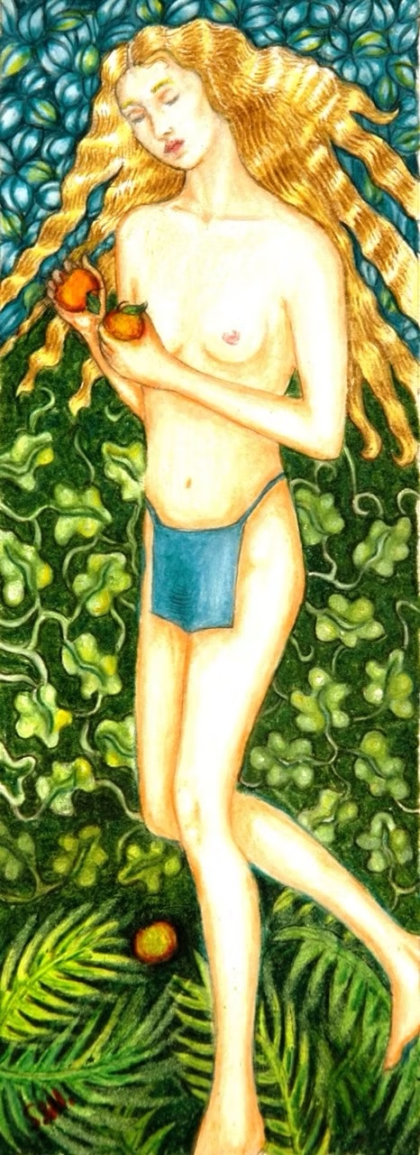 Mixed media painting