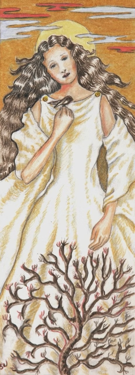 Mixed media painting