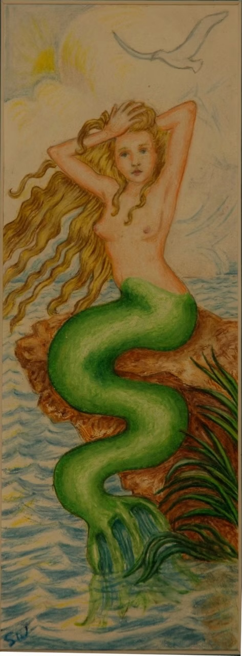 Mixed media painting